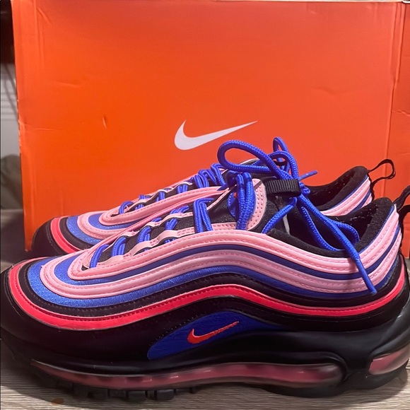 Nike Air VAPORMax 21 Pink Blue Sneakers - Picture 4 of 8